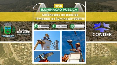 Ilumina Conder reforça canais de atendimento em Inácio Martins