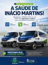 Inácio Martins recebe dois novos minibus 0 km para fortalecer o transporte de pacientes na saúde