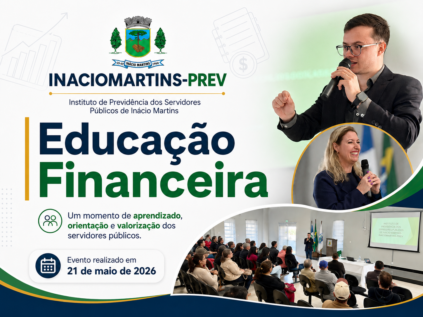 INACIOMARTINS-PREV promove evento de Educação Financeira para servidores públicos