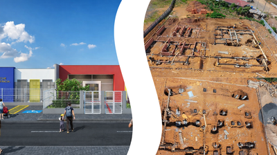 Obra da Creche Pré-Escola de Inácio Martins segue em andamento